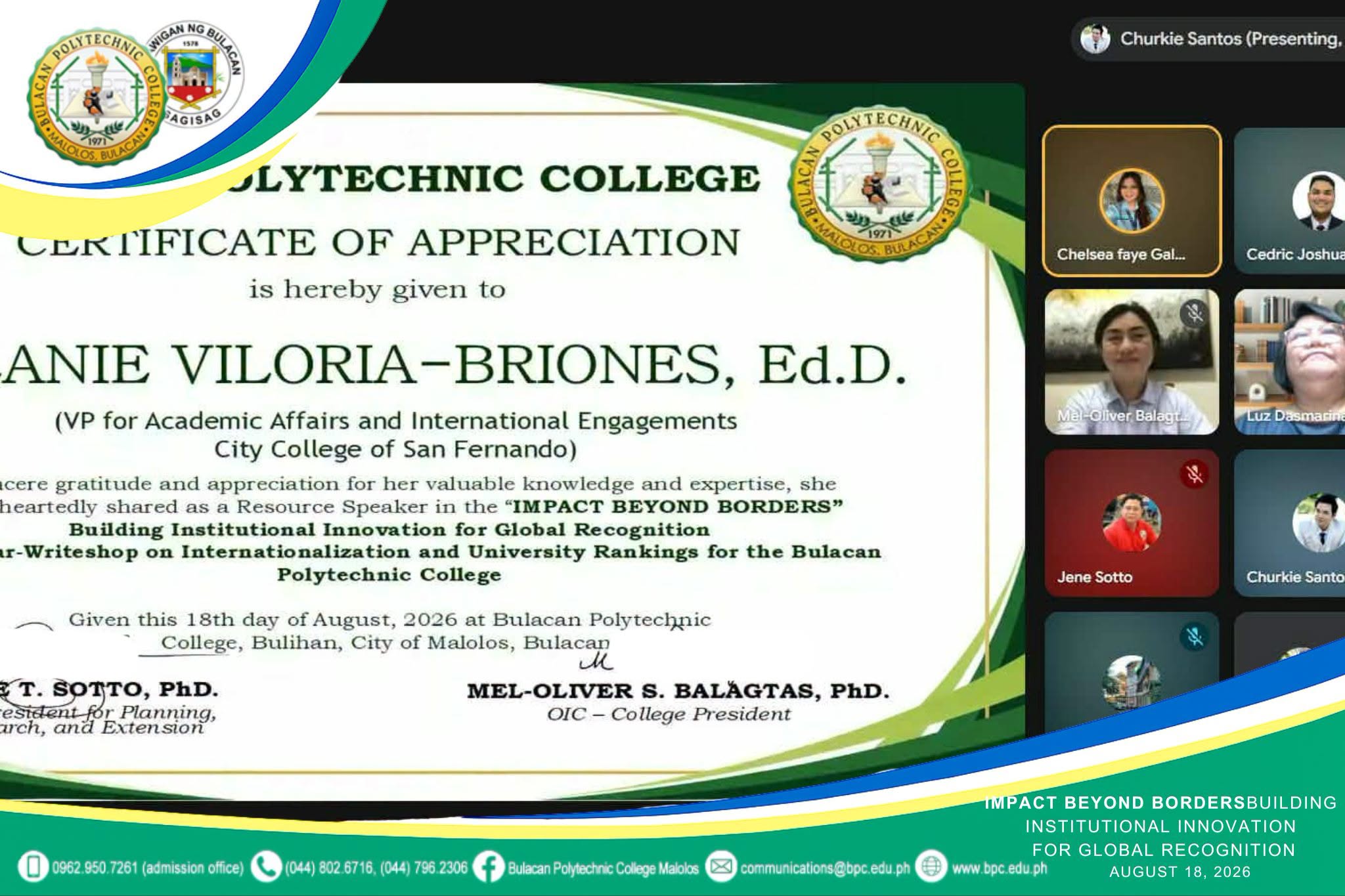 IMPACT BEYOND BORDERS