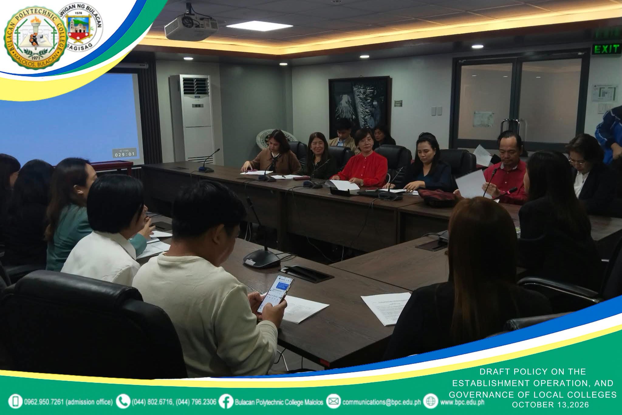IN PHOTOS | Public Consultation on the Draft Policy for Local Colleges