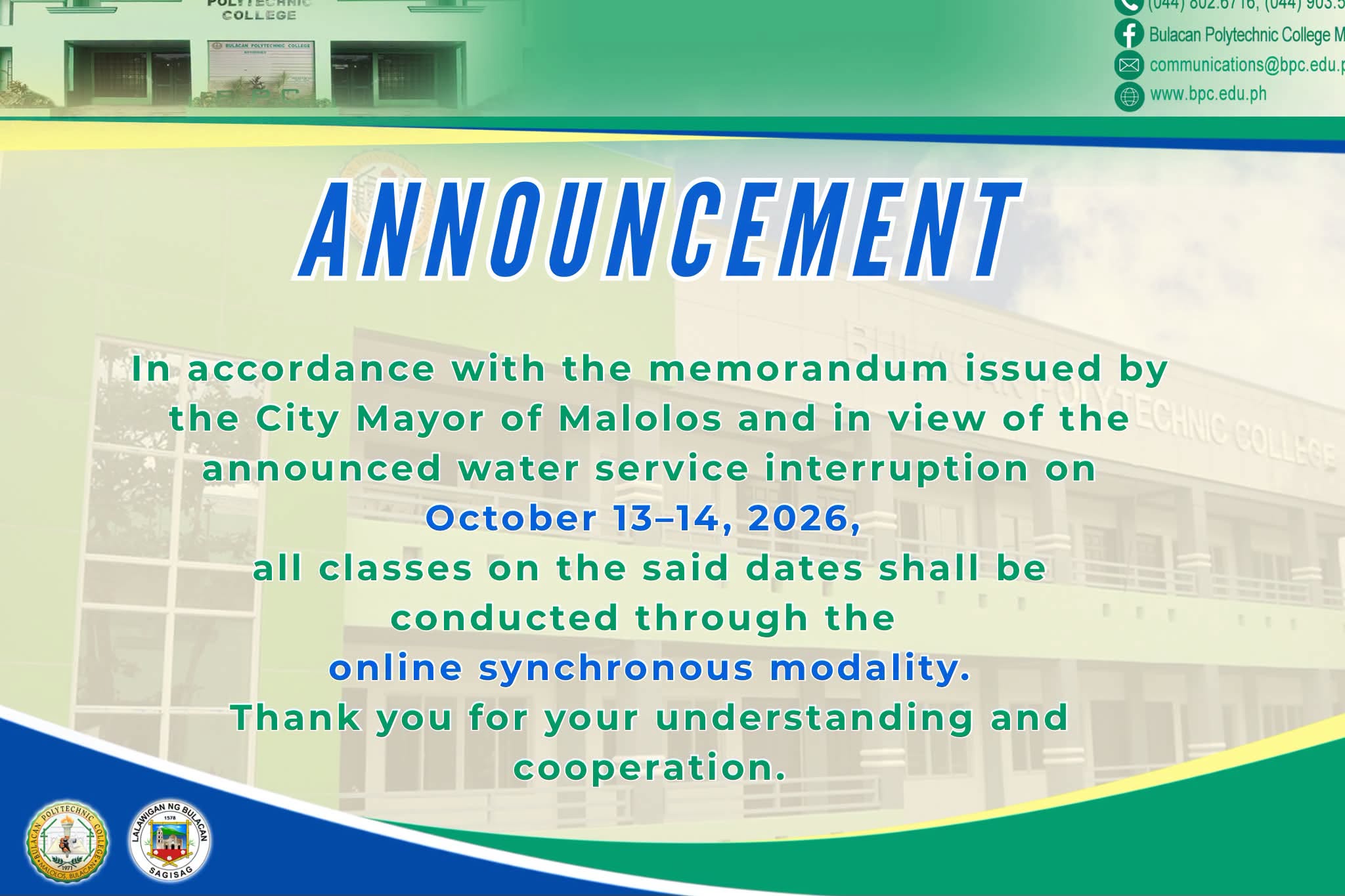 October 13–14, 2026│Will be conducted through the online synchronous modality.